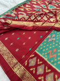 Ikkat Print Crape Chiffon-M26