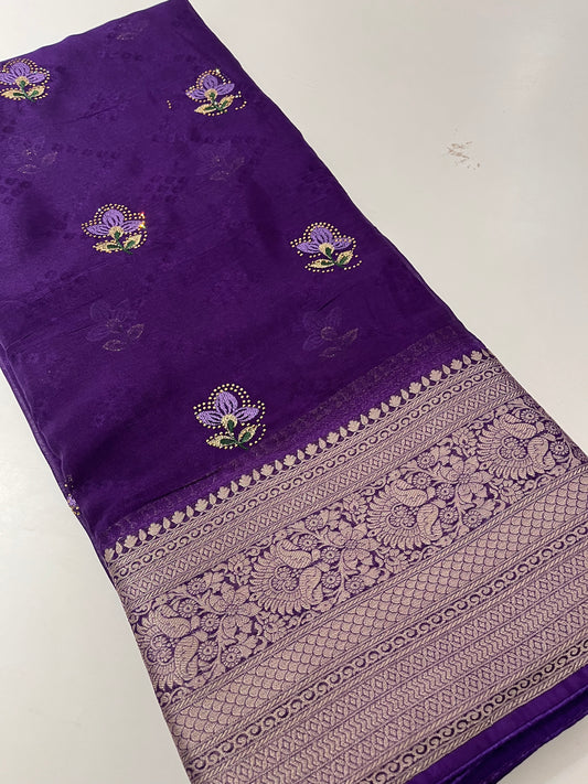 Premium laser chiffon