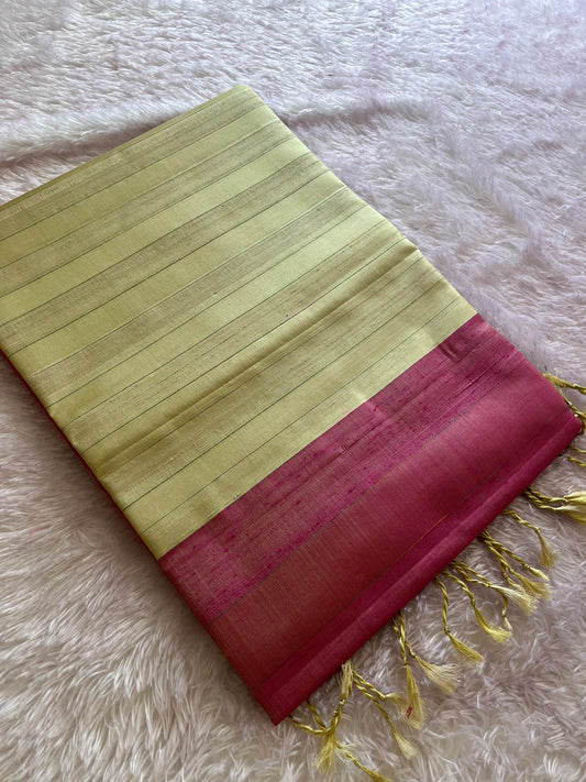 Jute Kanchi Silk Saree