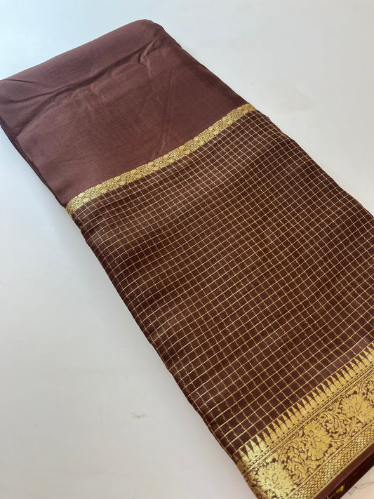 Banarasi Crape Checks