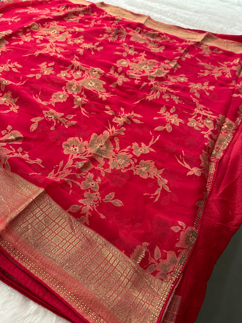 Brosso Fancy Saree New-JU3