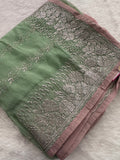 Work Organza Saree-JU12