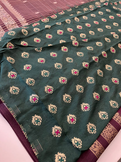 Dola silk fancy saree