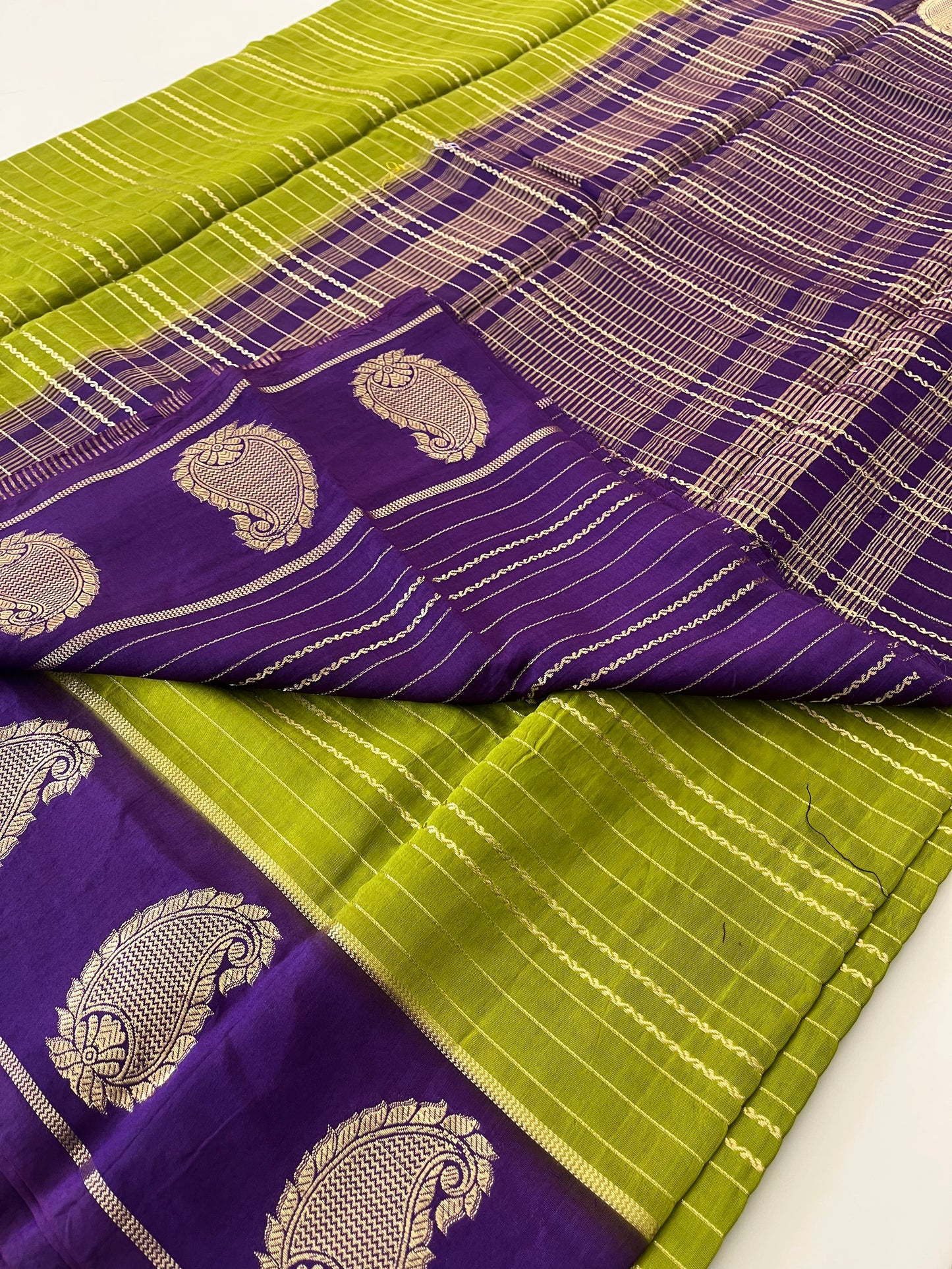 Semi Mysore silk new design