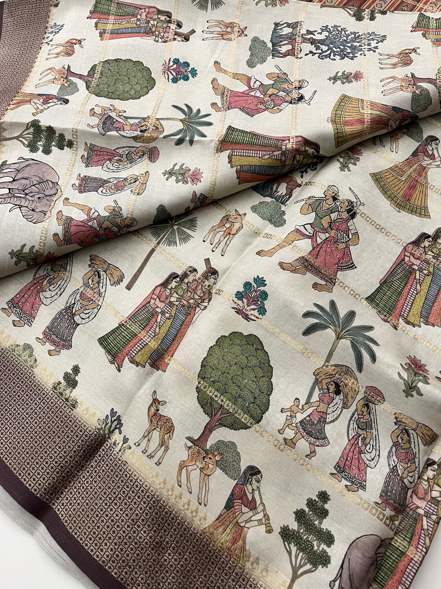 310 Kalamkari chiffons