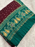 Crush Patola Fancy Saree-JU5