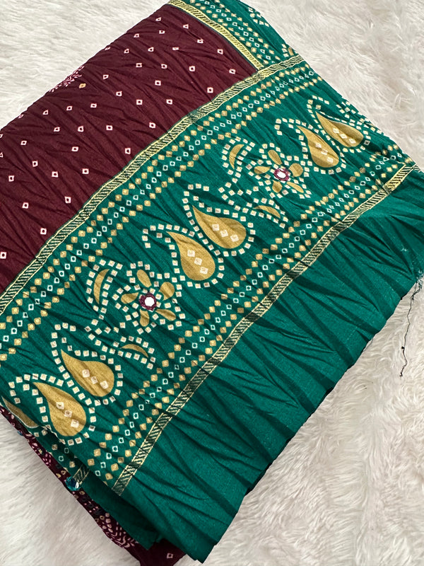Crush Patola Fancy Saree-JU5