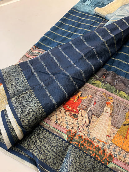 Crush Tussar  Designer