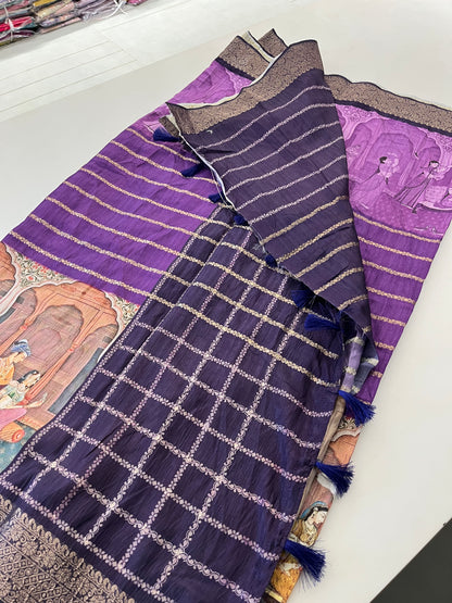 Crush Tussar  Designer