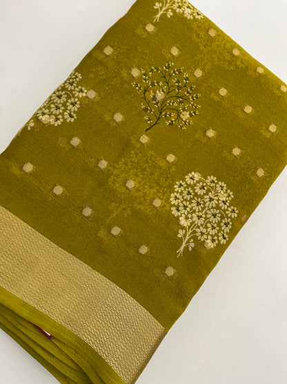 Rajwadi  Fancy  Saree