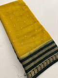 Fancy Crape Saree-J18