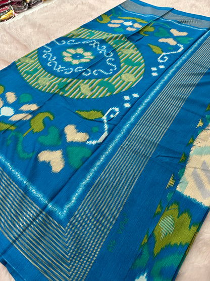 Ikkat Print Crape Chiffon-M26