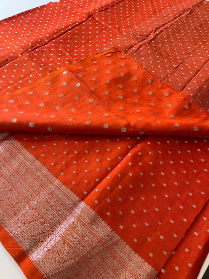 Silver Butties Banarasi Viscose