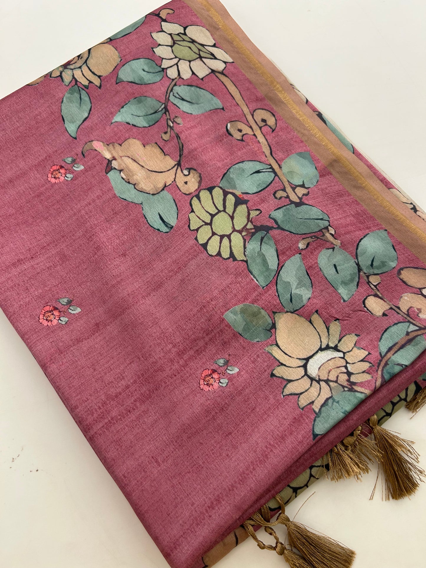 Tussar Printed Saree-M23