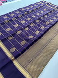 Self Kanchi Silk Sarees🌹-AU14
