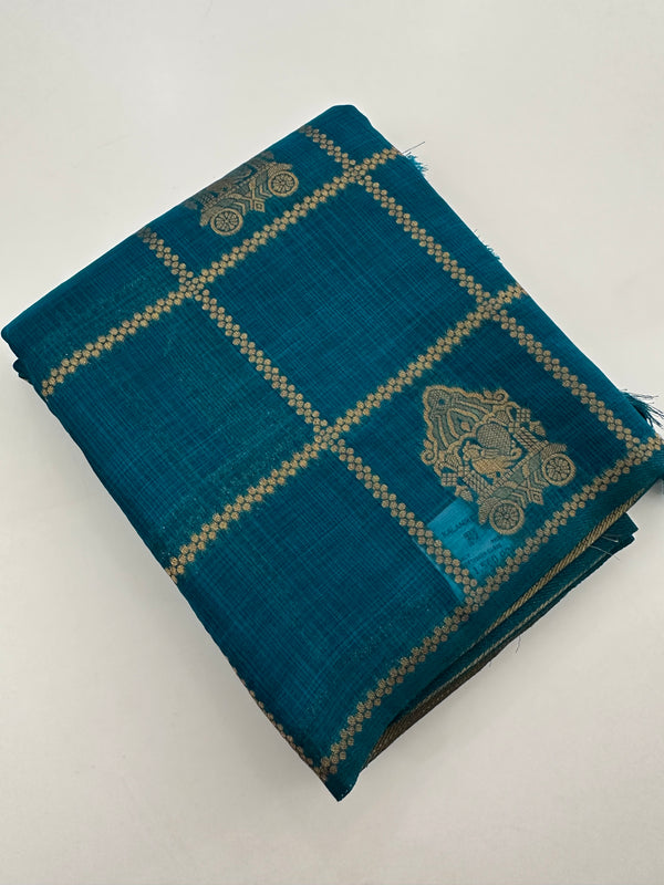 South Cotton Fancy Saree-JU28
