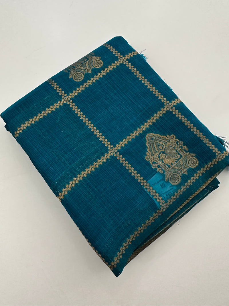 South Cotton Fancy Saree-JU28