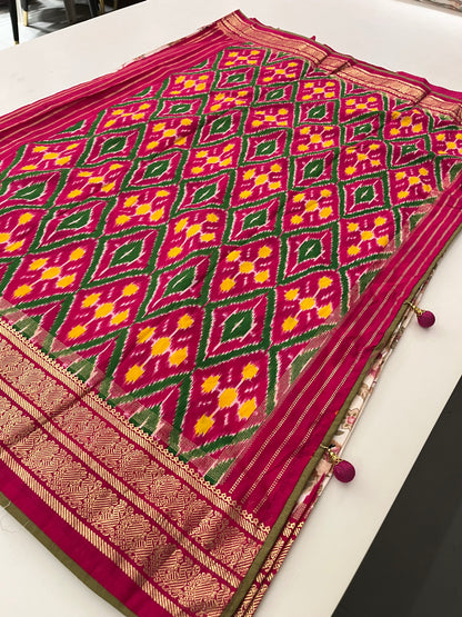 Crepe Chiffon Saree