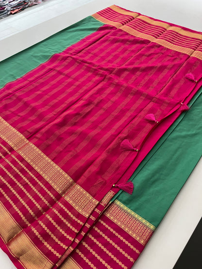 Semi Mysore Crepe Silk