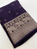 Premium Laser Chiffon Saree-M15