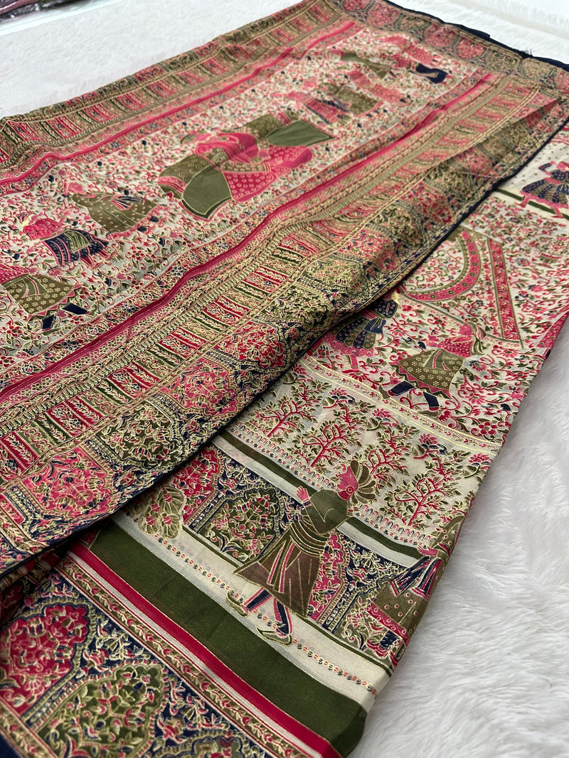 Brosso Chiffon Saree-J20