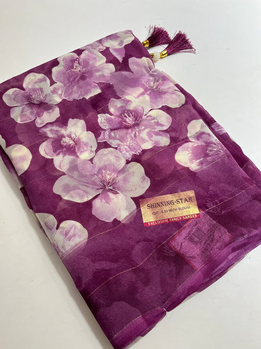 Printed chiffon