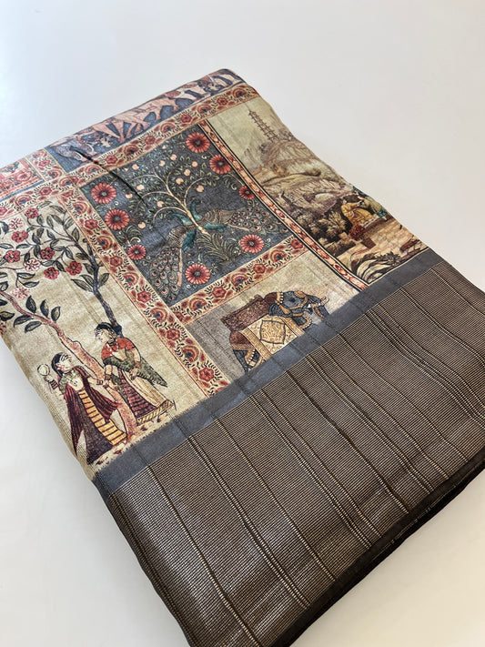 Designer Tussar Fancy