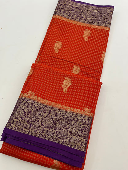 279 SOFT CHINNON FANCY SAREE