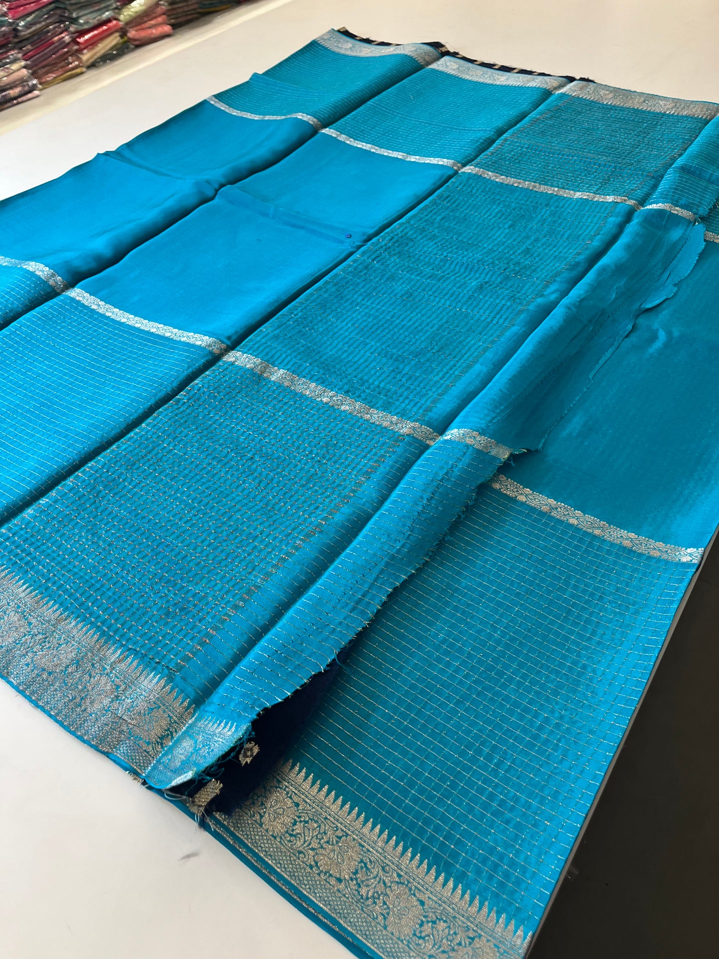 Banarasi Crape Checks