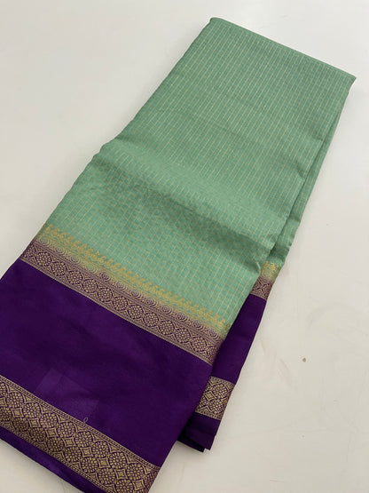 Crepe Small Checks Bentex Border