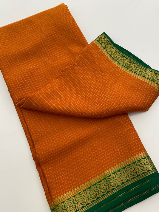 310 120 Gsm pure mysore crep silk