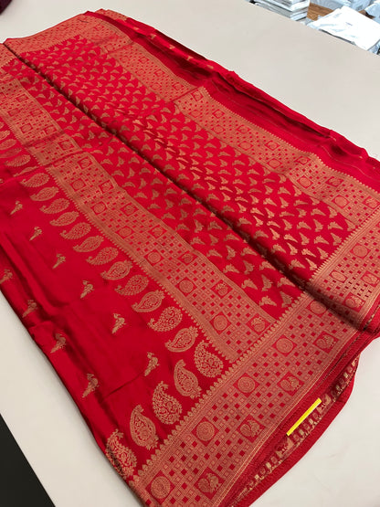 Pure Banarsi Satin Silk