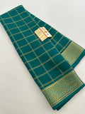 Pure Crape Mysore Silk Saree  100GSM❤️❤️-J22
