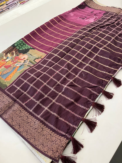 Crush Tussar  Designer