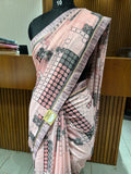 Premium daily wear printed chiffon sarees 🌹 JU26