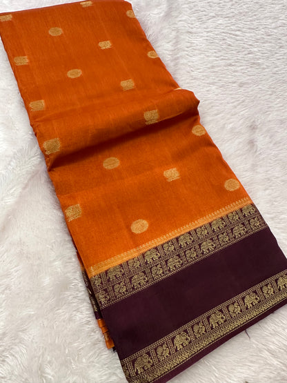 Tussar Viscose Fancy Saree-M19