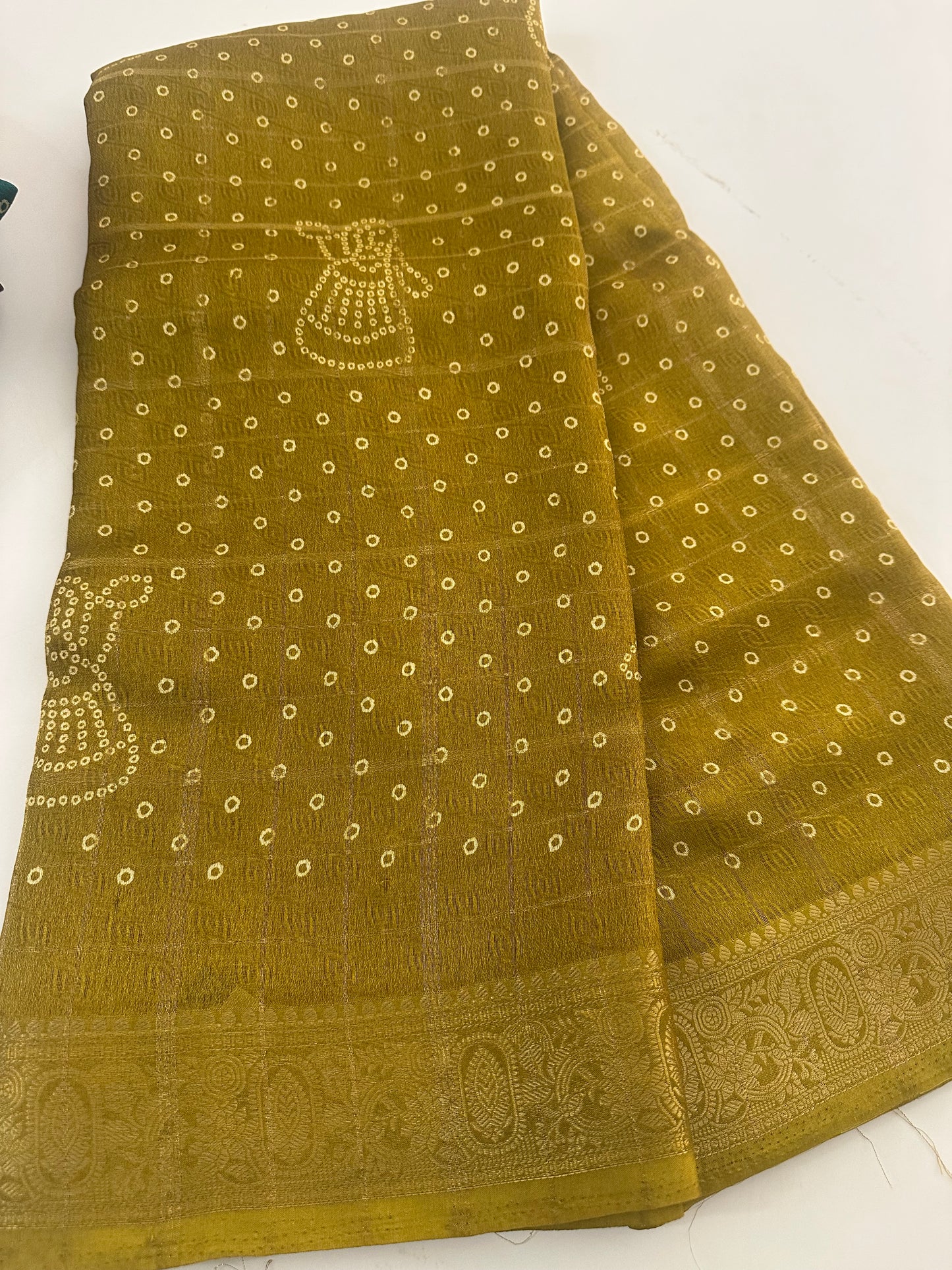 Crape Chiffon Fancy Saree-J1