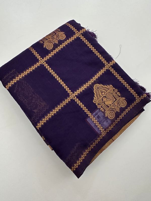 South Cotton Fancy Saree-JU28