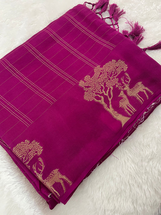 Banarsi Crape Silk-M9