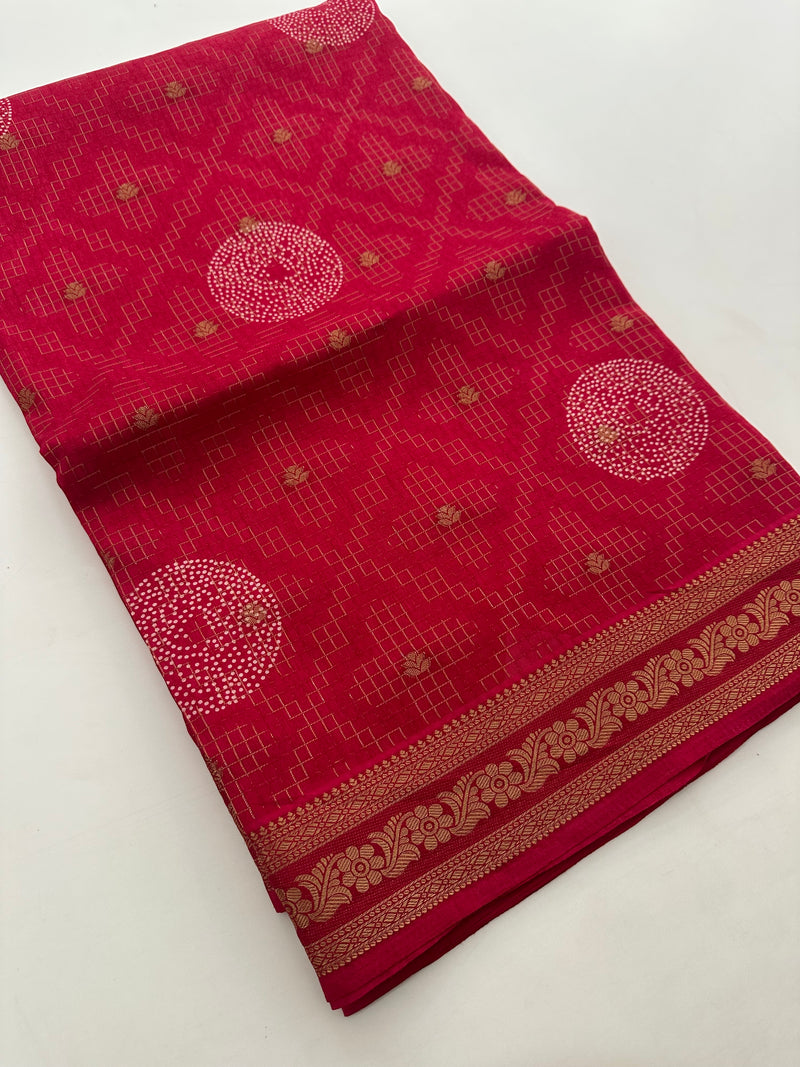 Tussar Fancy Saree -J22