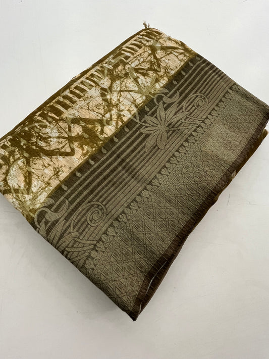 Printed Tussar Fancy