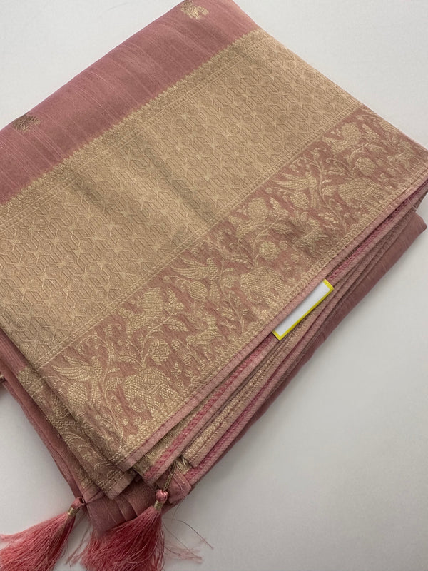 Tussar Linen Premium Designer-JU4