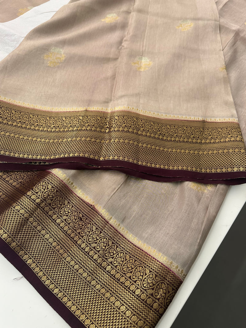 Premium Tussar Fancy Saree -AU6