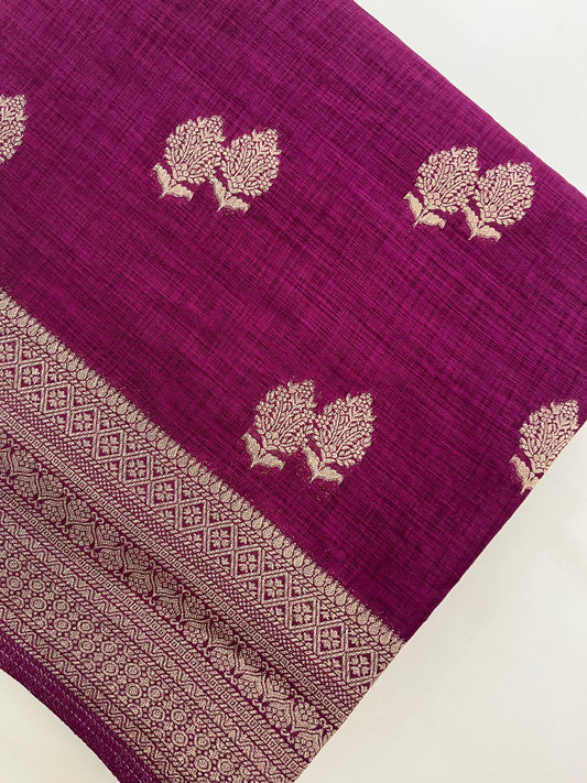 Linen Fancy Saree