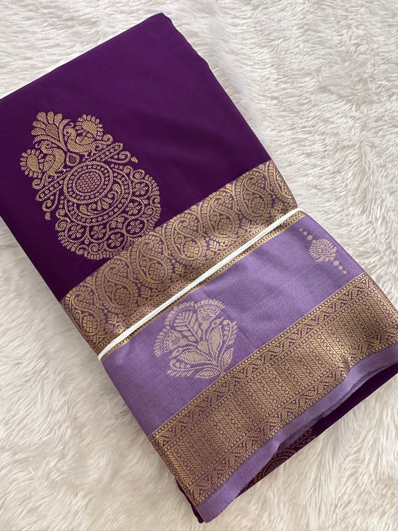 Semi Kanchi Silk Saree-(Ju2)