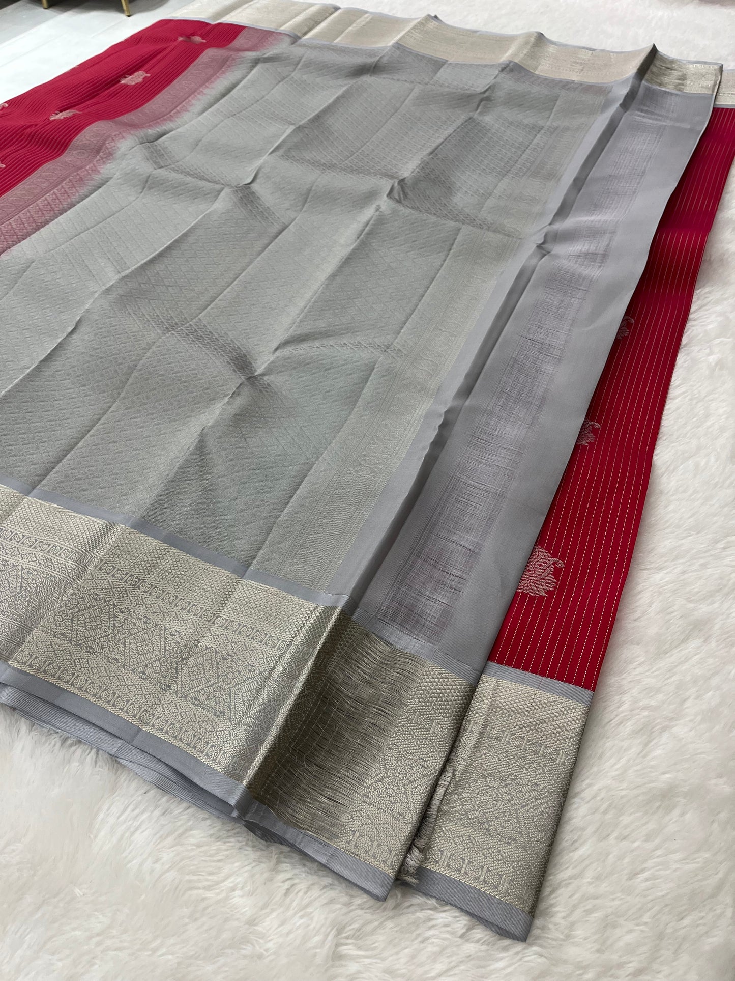 M1 pure mix silk saree