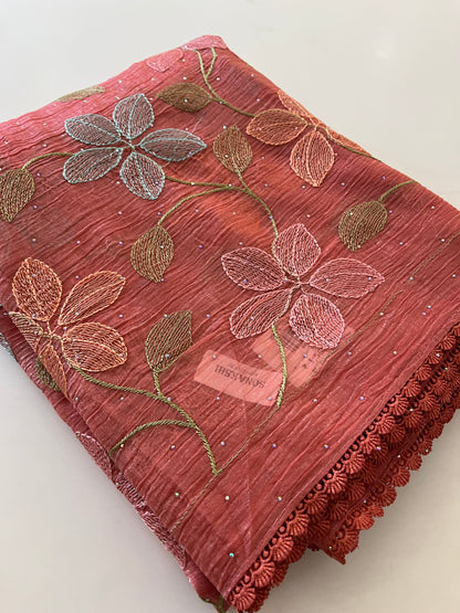 Soft organza Fancy saree