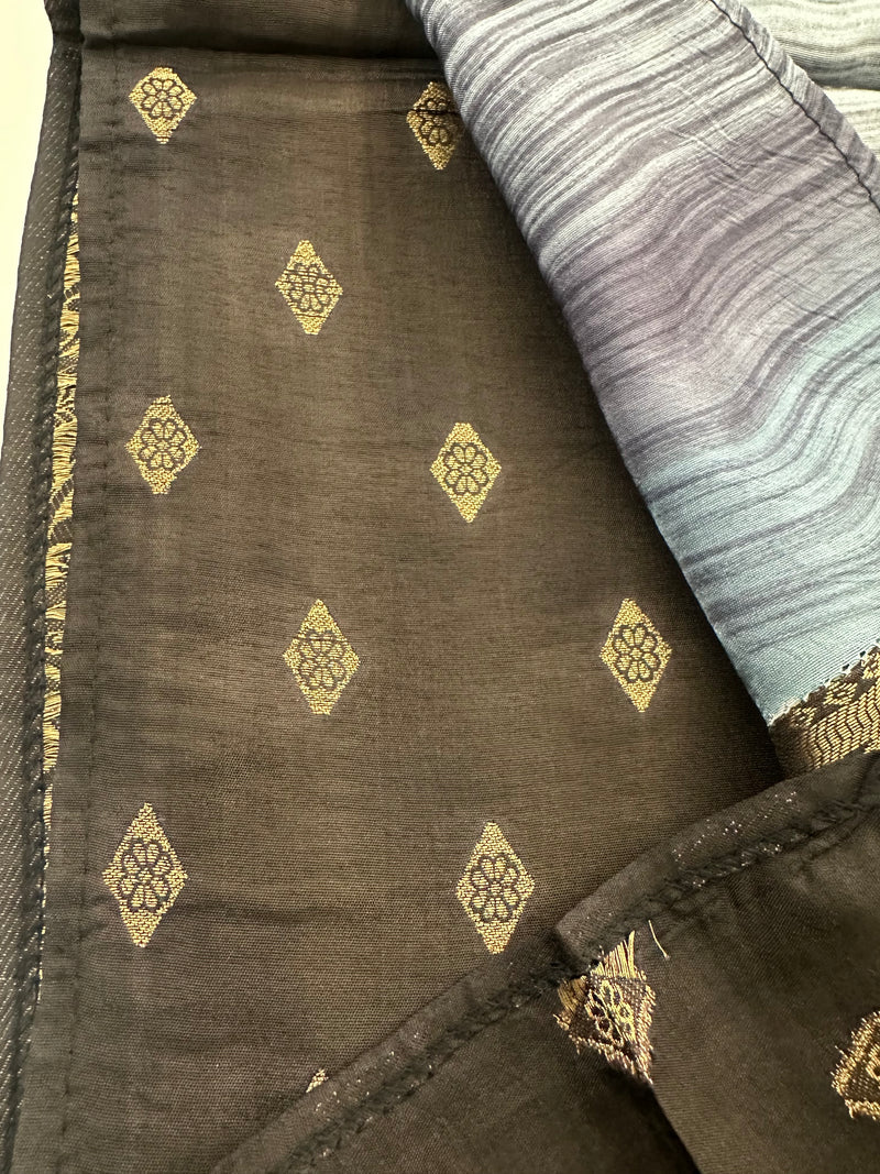 Crape Banarsi Designer Saree-JU4
