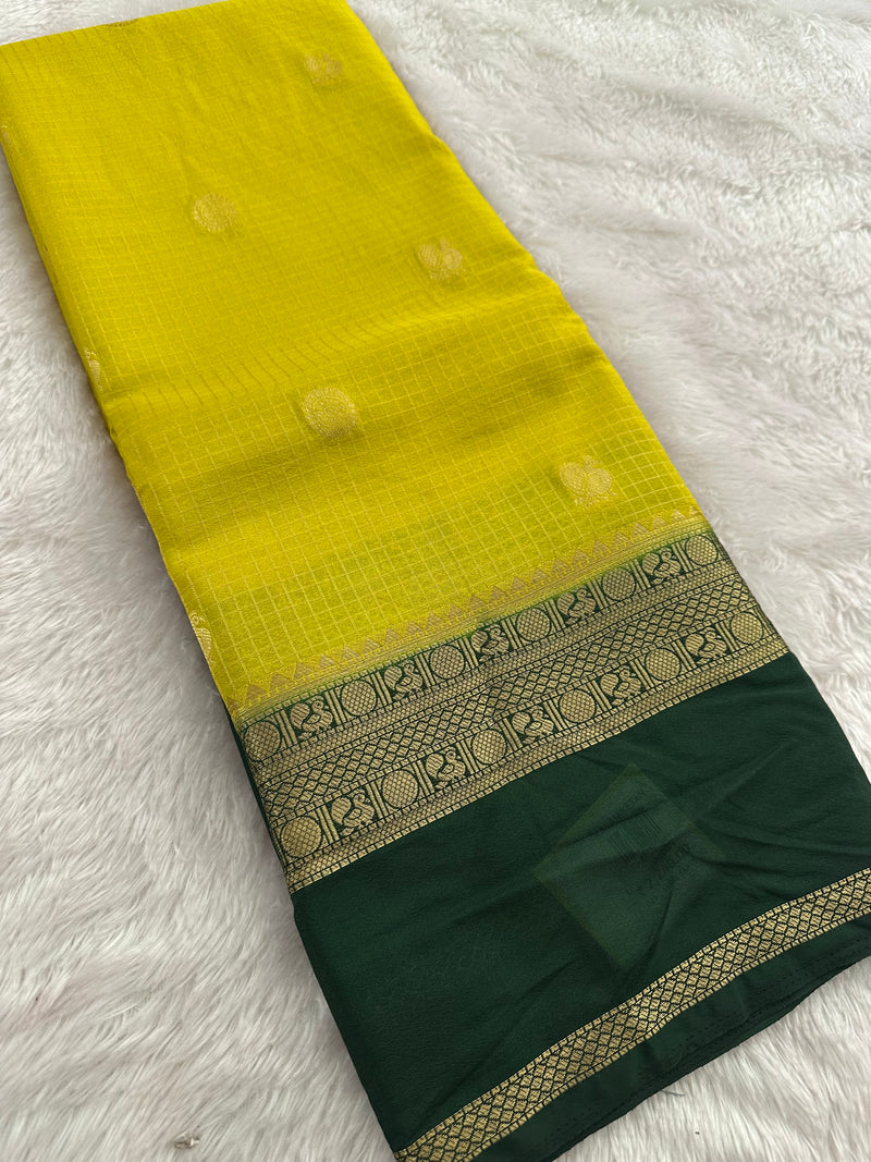 Premium Checks Crape-M13