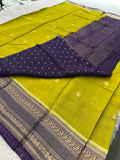 Fancy Tussar Silk Saree-JU13